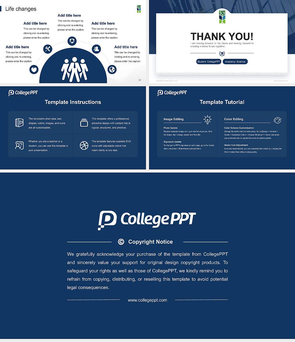 Columbia Theological Seminary National Scholarship Defense PPT Template16:9 ratio PPT effect preview image4