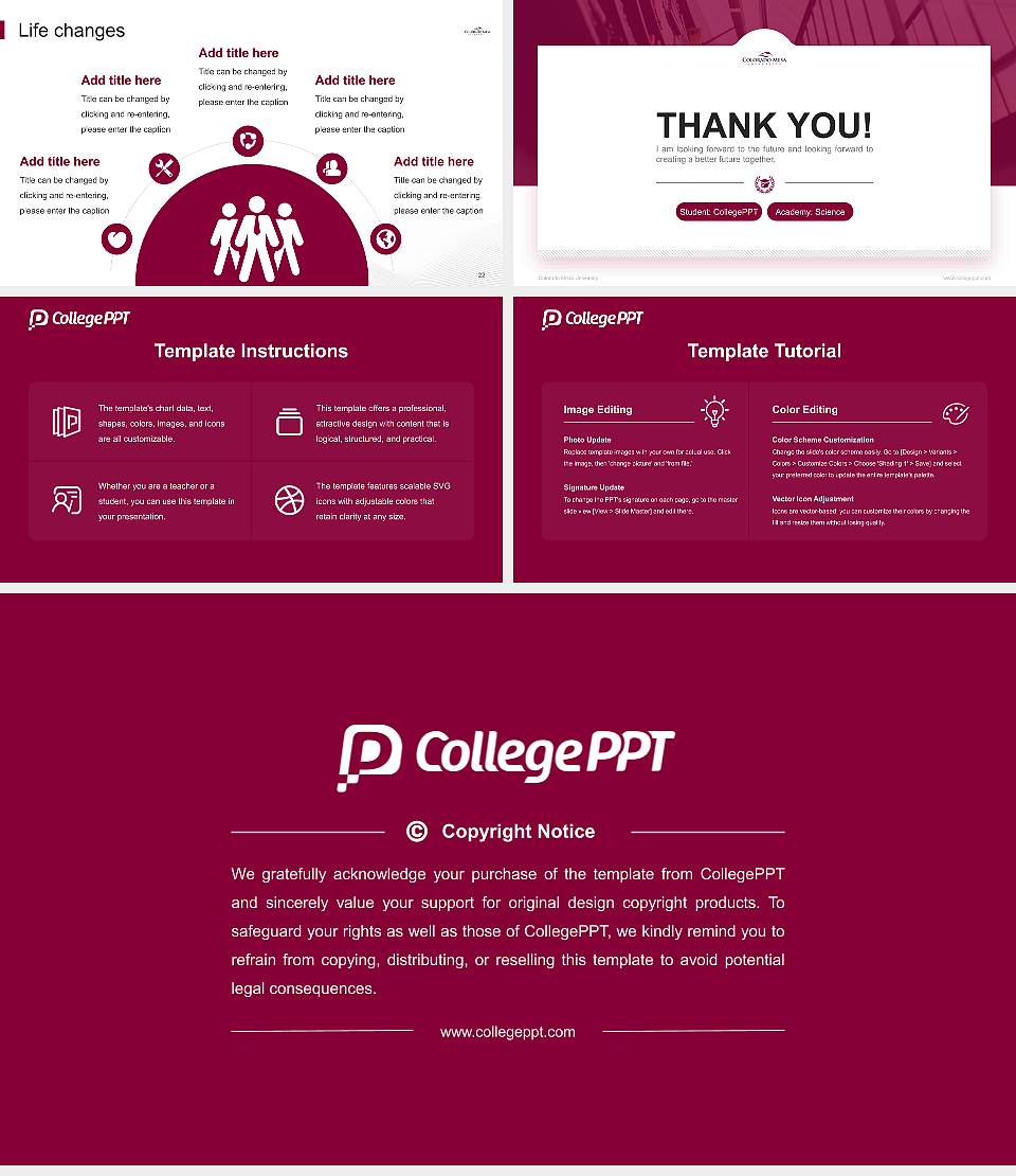 Colorado Mesa University National Scholarship Defense PPT Template16:9 ratio PPT effect preview image4