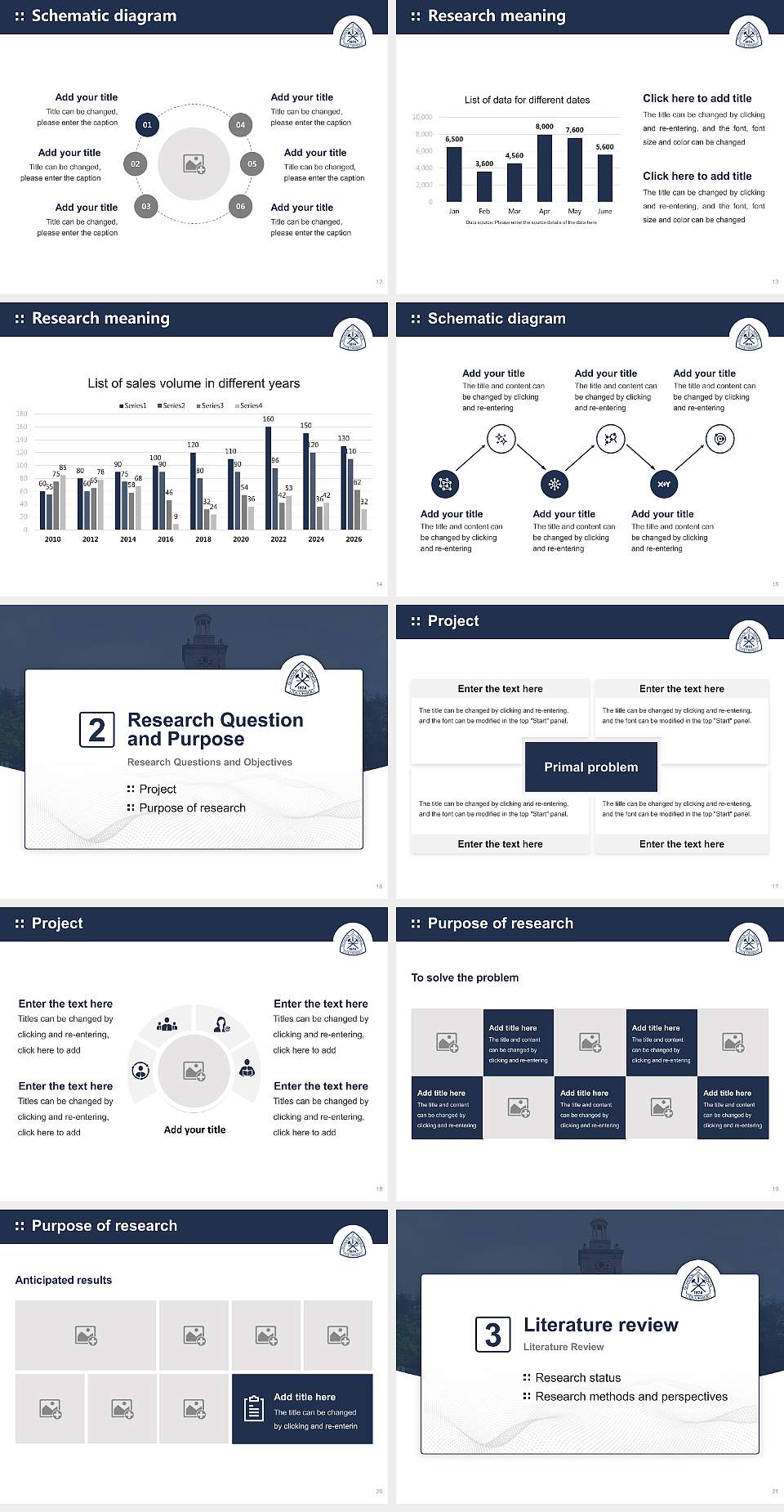 Colorado School of Mines Graduation Thesis Defense PPT Template4:3 ratio PPT effect preview image3