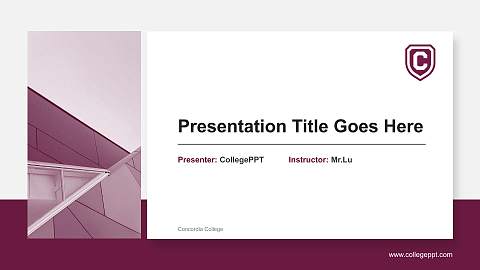 Concordia College General Purpose PPT Template