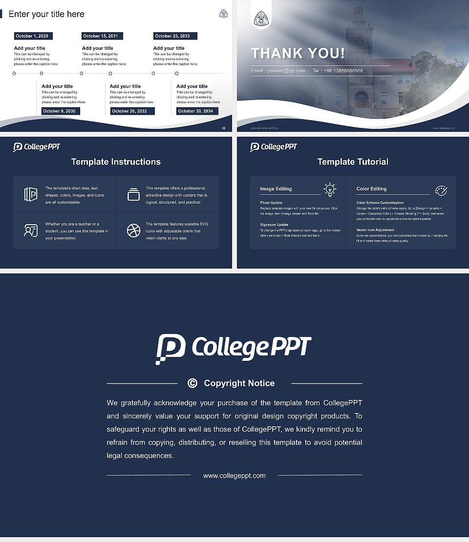 Colorado School of Mines Lecture Sharing and Networking Event PPT Template16:9 ratio PPT effect preview image4