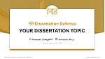 Colorado College Graduation Thesis Defense PPT Template