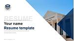Columbia Southern University Resume Templat PPT
