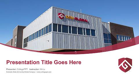 Colorado State University-Global Campus Course/Courseware Creation PPT Template