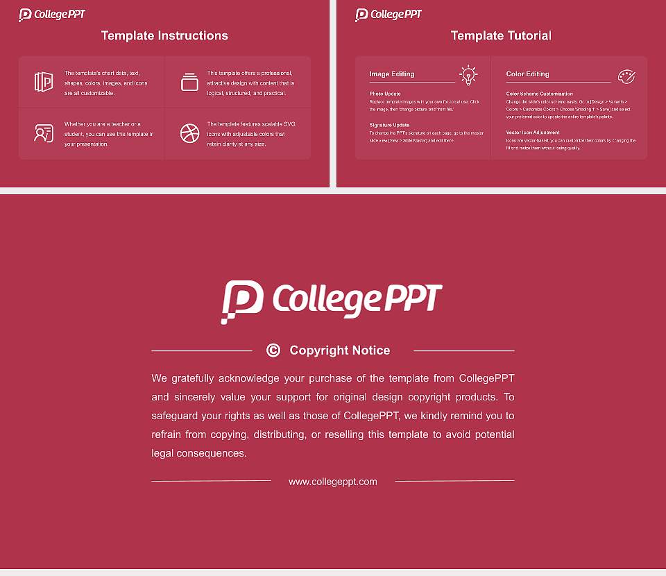 Colorado State University-Global Campus Course/Courseware Creation PPT Template16:9 ratio PPT effect preview image5
