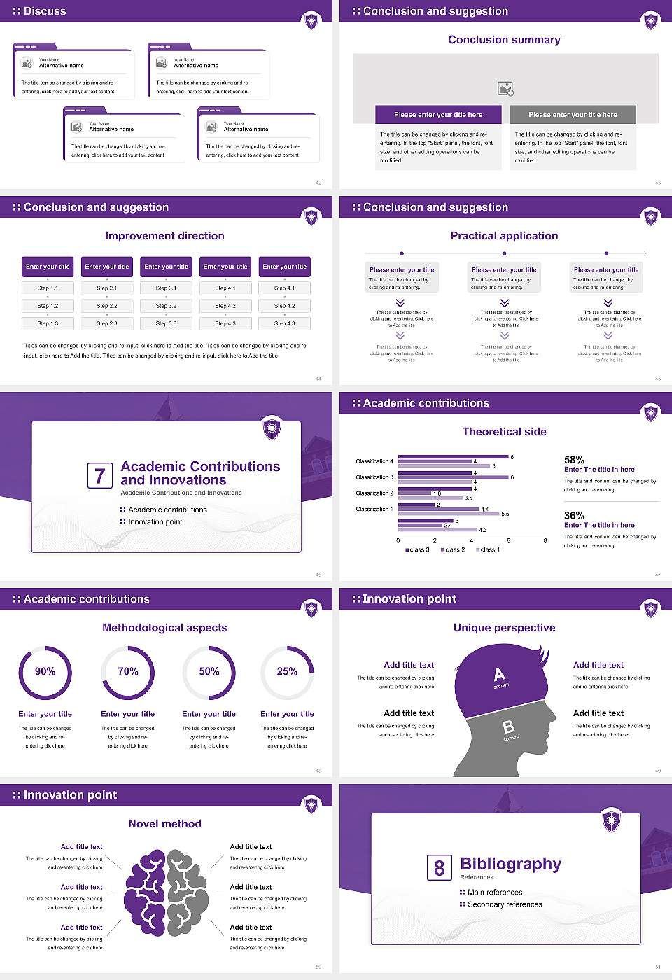 College of the Holy Cross Graduation Thesis Defense PPT Template16:9 ratio PPT effect preview image6