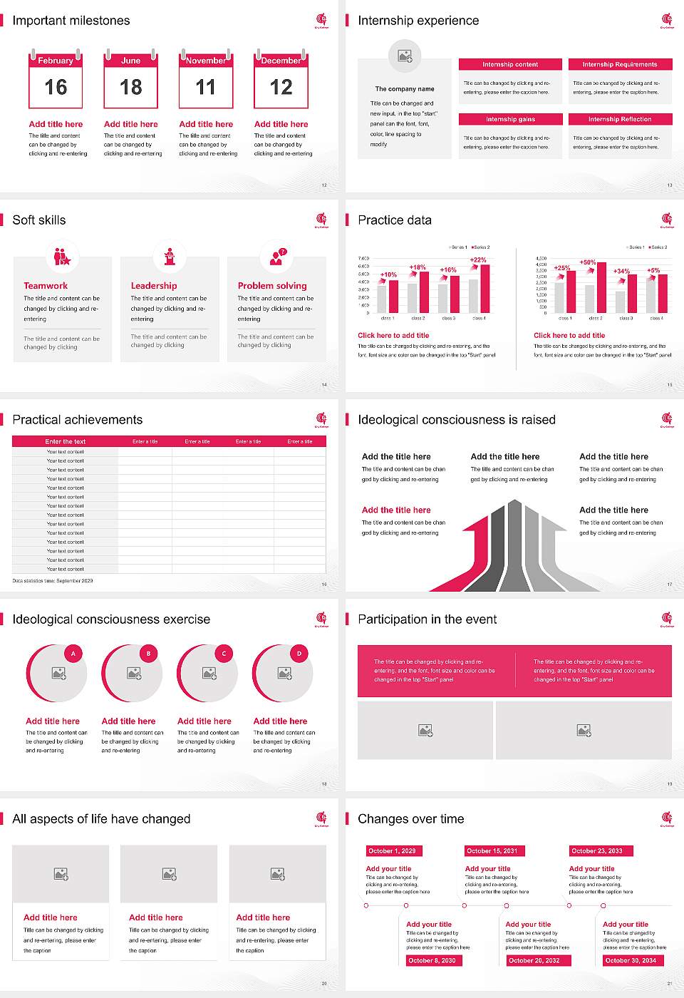 City College-Miami National Scholarship Defense PPT Template16:9 ratio PPT effect preview image3
