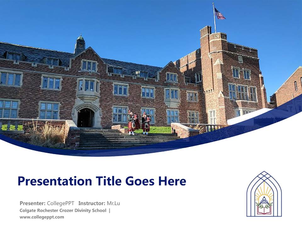 Colgate Rochester Crozer Divinity School Course/Courseware Creation PPT Template4:3 ratio PPT effect preview image5