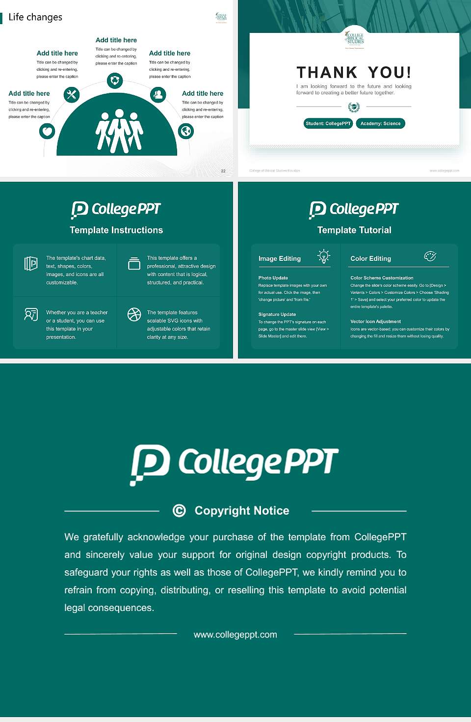 College of Biblical Studies-Houston National Scholarship Defense PPT Template4:3 ratio PPT effect preview image4