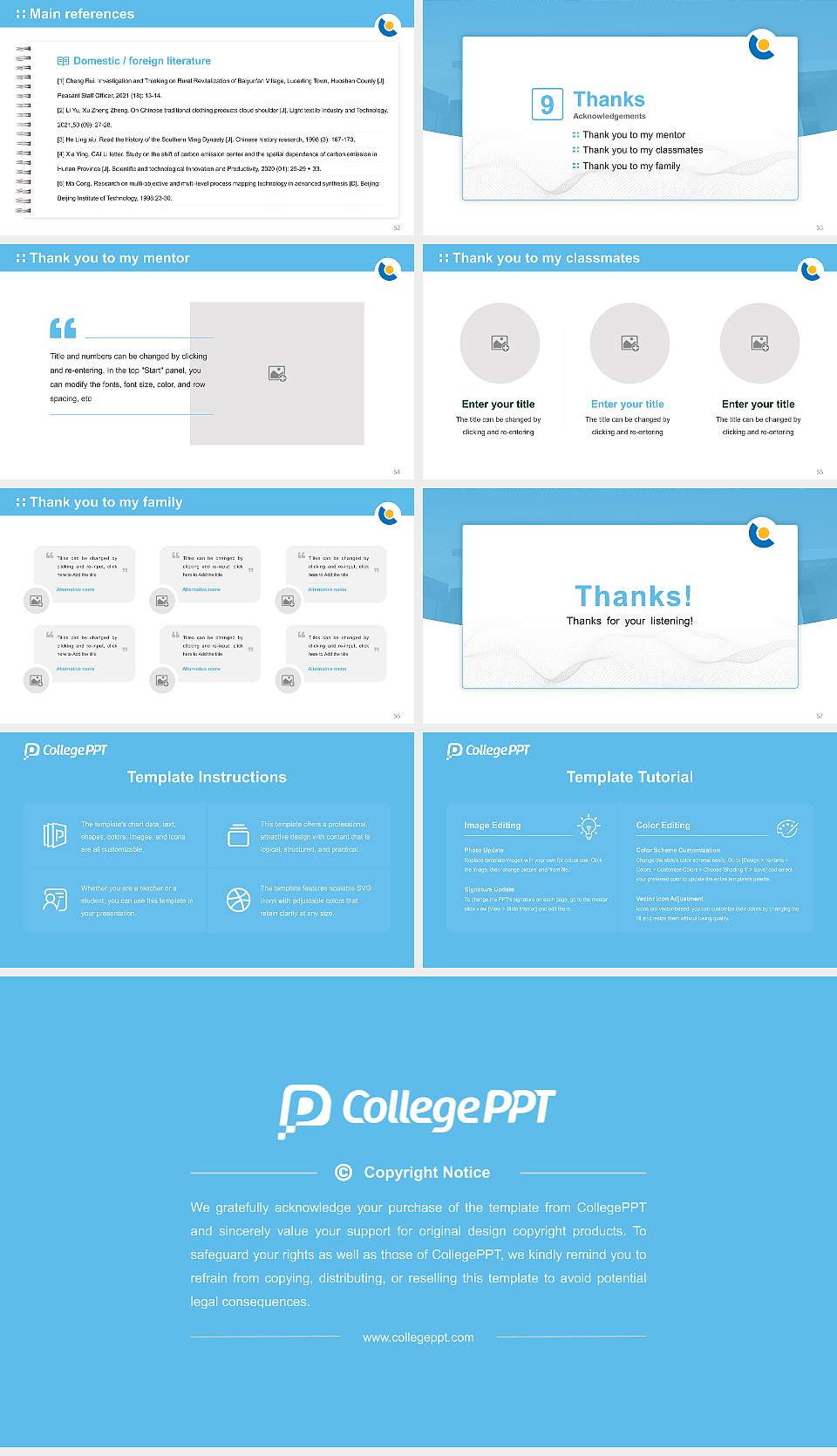 Colegio Universitario De San Juan Graduation Thesis Defense PPT Template16:9 ratio PPT effect preview image7