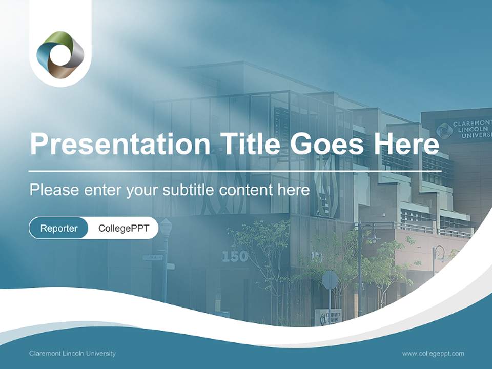 Claremont Lincoln University Lecture Sharing and Networking Event PPT Template4:3 ratio PPT effect preview image4