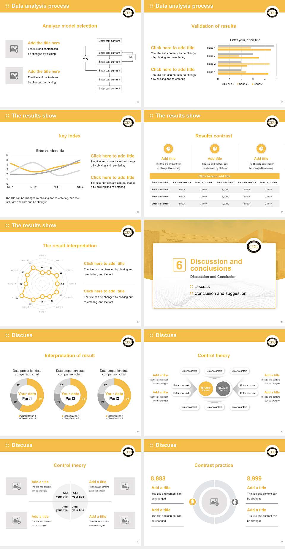 Charles R Drew University of Medicine and Science Graduation Thesis Defense PPT Template4:3 ratio PPT effect preview image5