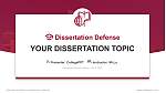 Claremont Mckenna College Graduation Thesis Defense PPT Template