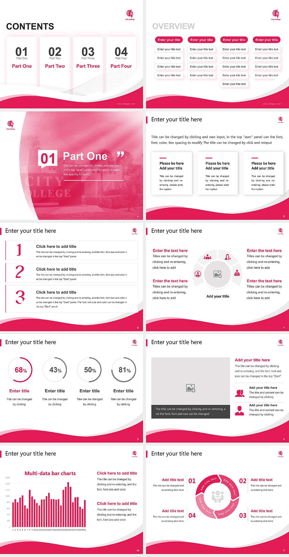 City College-Fort Lauderdale Lecture Sharing and Networking Event PPT Template4:3 ratio PPT effect preview image2