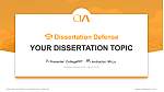 Cleveland Institute of Art Pertahanan Tesis Templat PPT