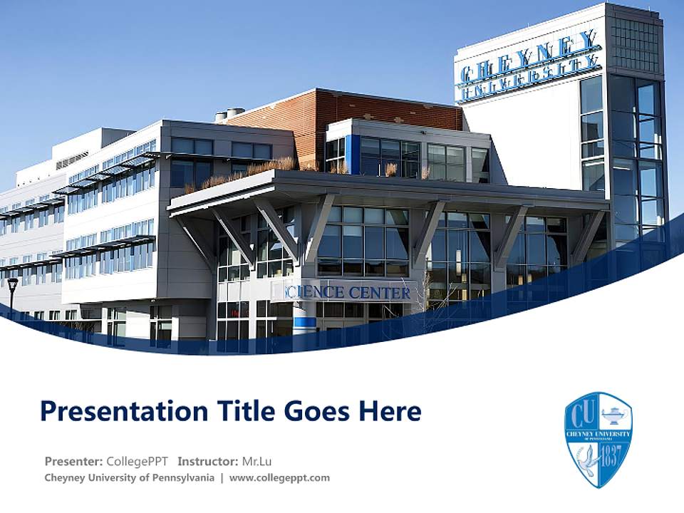 Cheyney University of Pennsylvania Course/Courseware Creation PPT Template4:3 ratio PPT effect preview image5