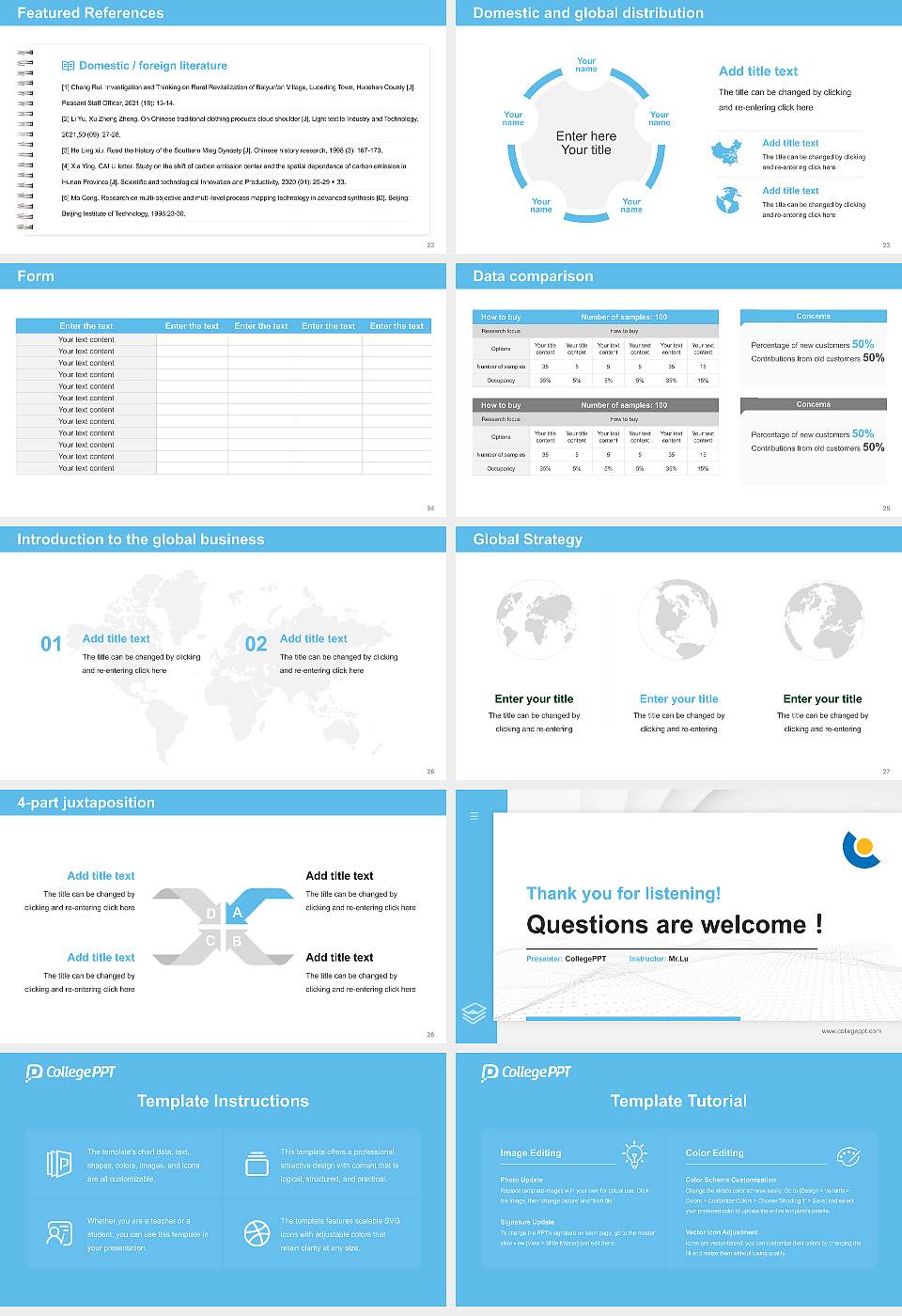 Colegio Universitario De San Juan Thesis Proposal/Graduation Defense PPT Template16:9 ratio PPT effect preview image4