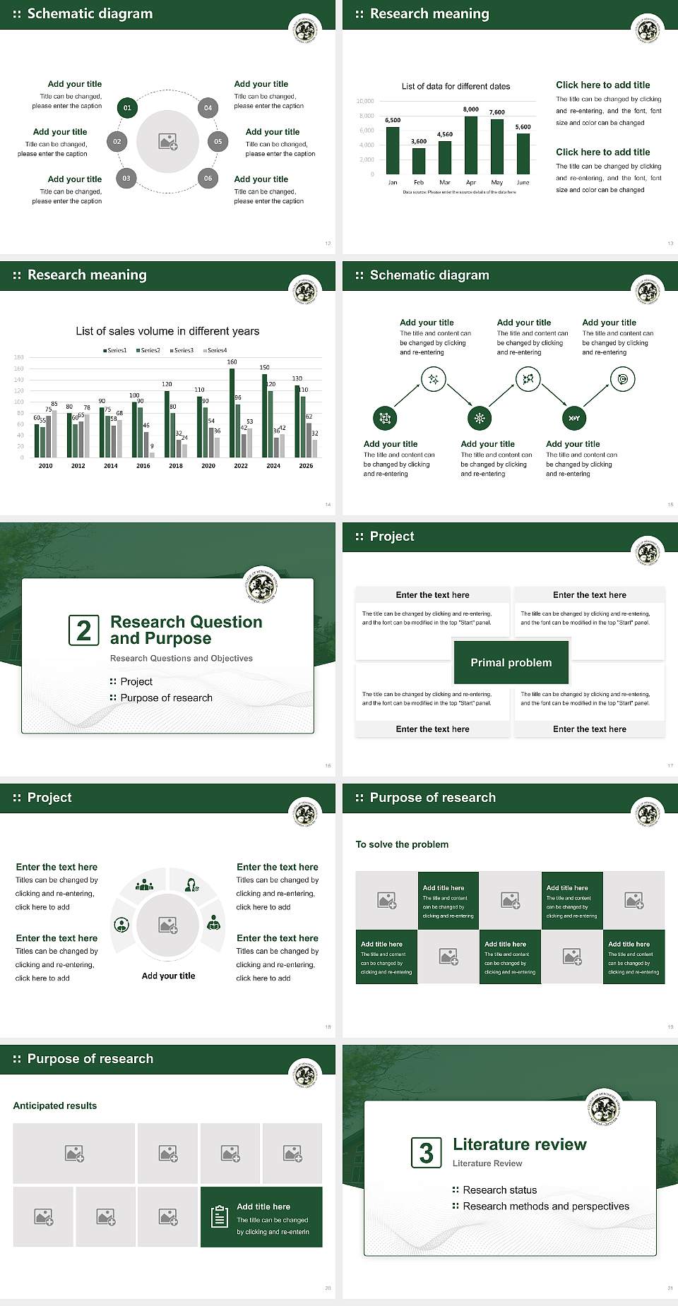 College of Menominee Nation Graduation Thesis Defense PPT Template4:3 ratio PPT effect preview image3