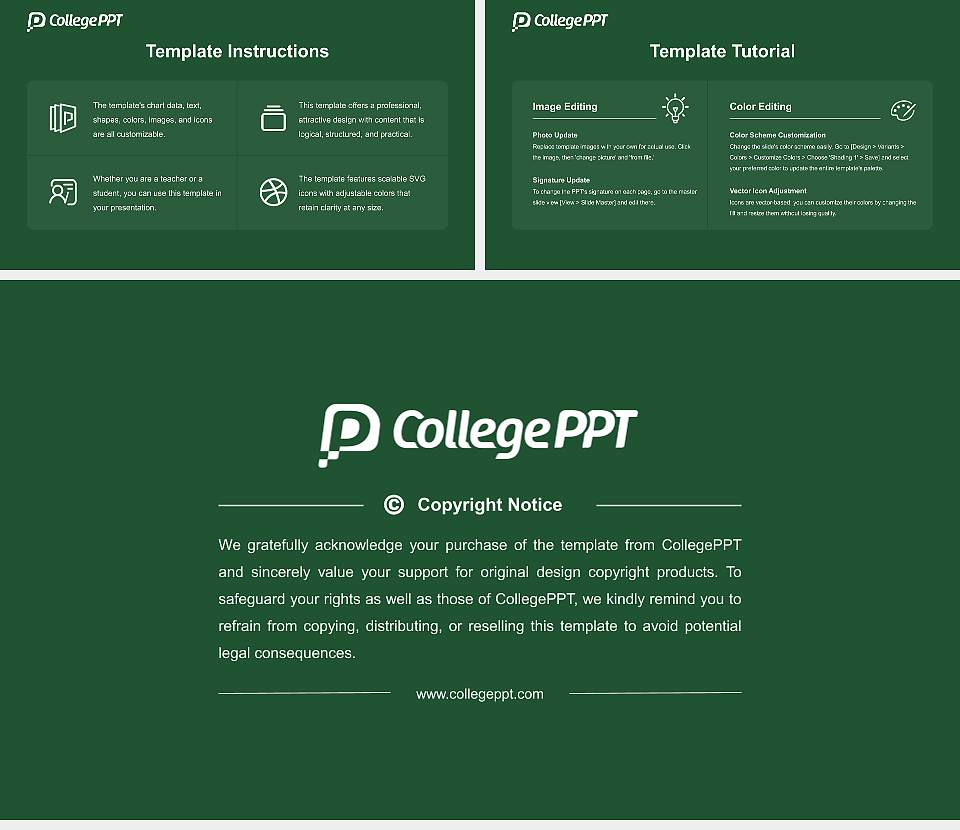College of Menominee Nation Course/Courseware Creation PPT Template16:9 ratio PPT effect preview image5