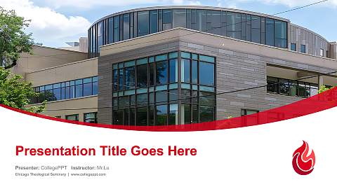Chicago Theological Seminary Course/Courseware Creation PPT Template