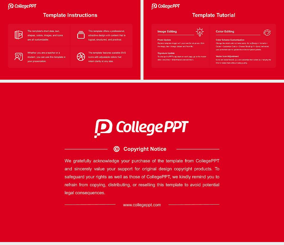 Chicago Theological Seminary Course/Courseware Creation PPT Template16:9 ratio PPT effect preview image5