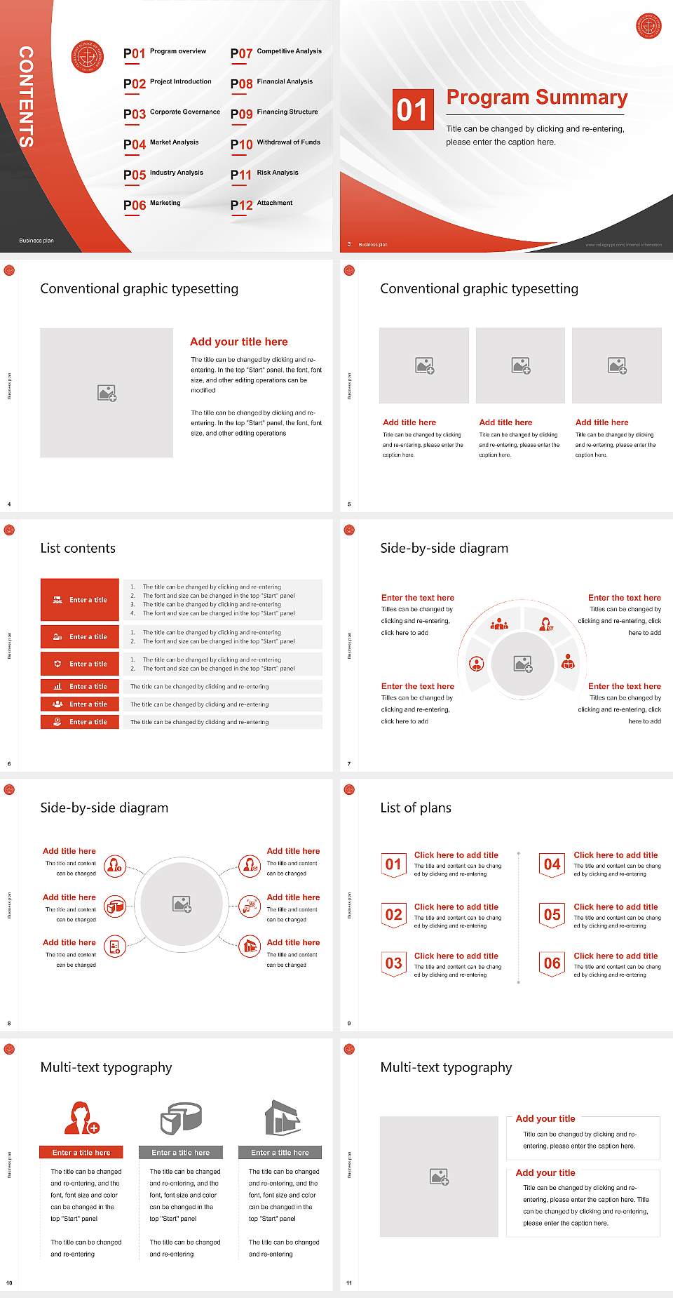 Claremont School of Theology Competition/Entrepreneurship Contest PPT Template4:3 ratio PPT effect preview image2