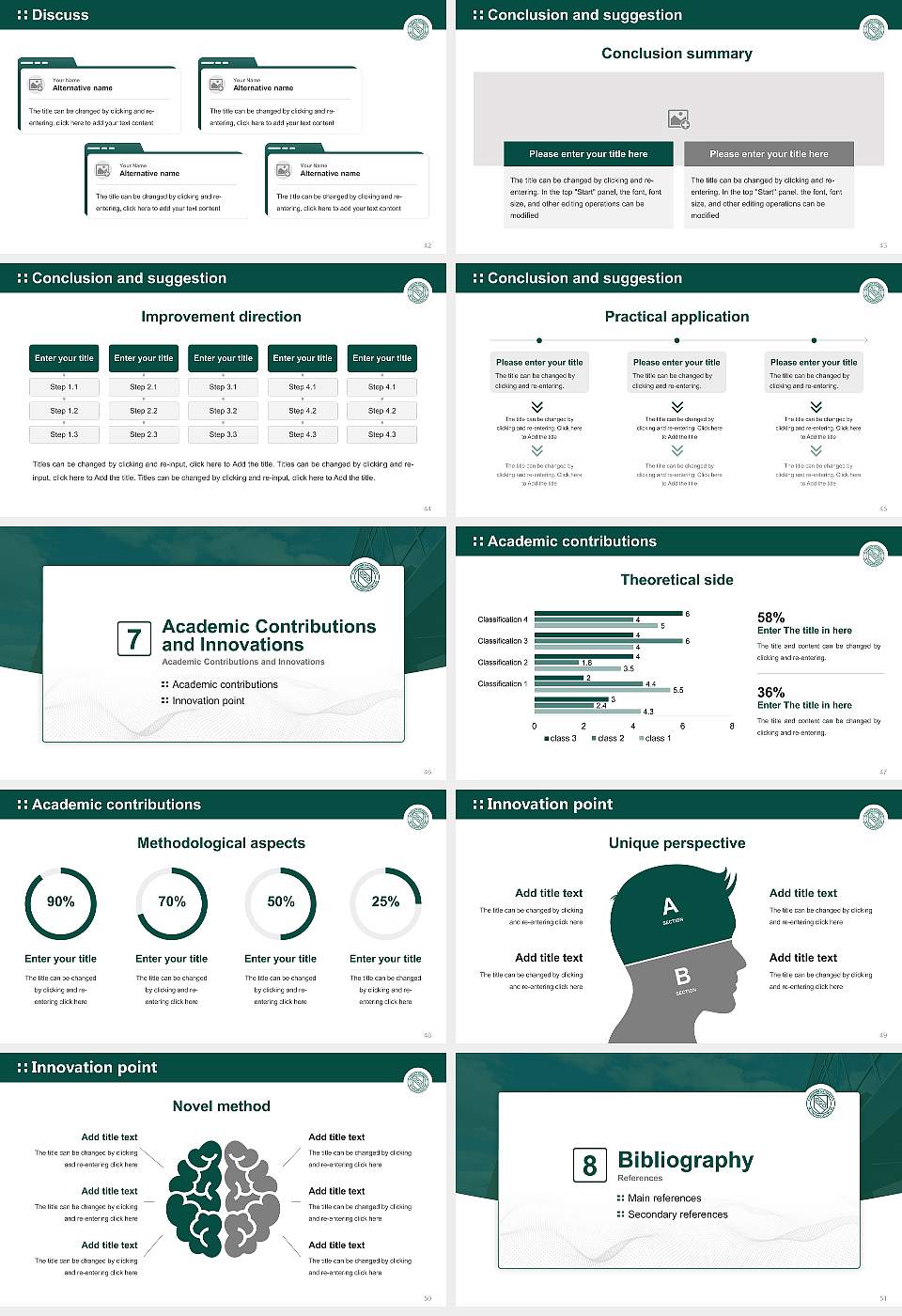 Clarkson University Graduation Thesis Defense PPT Template16:9 ratio PPT effect preview image6