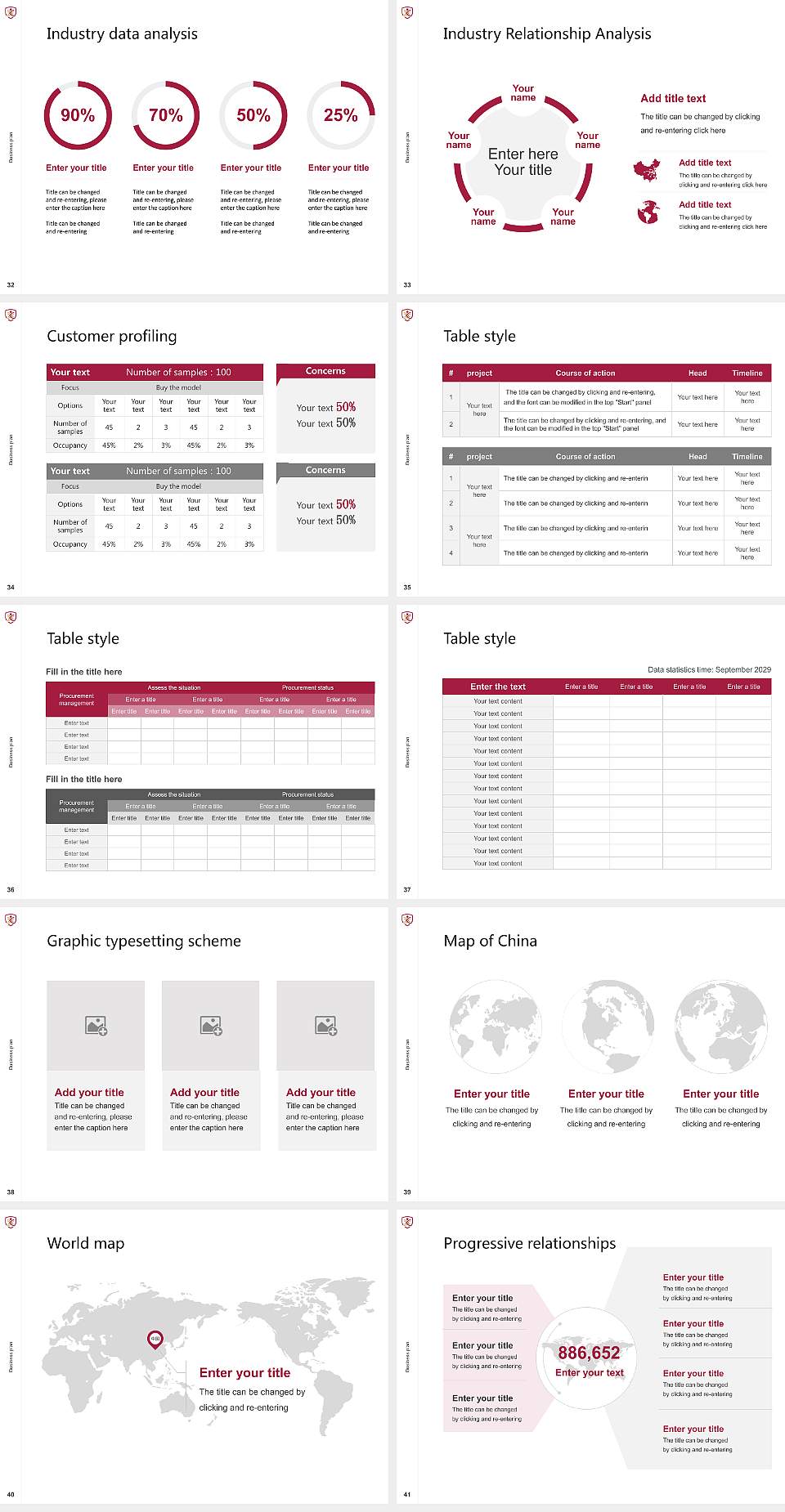 Cleveland University-Kansas City Competition/Entrepreneurship Contest PPT Template4:3 ratio PPT effect preview image5