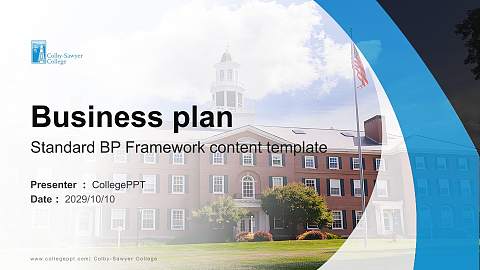 Colby-Sawyer College Competition/Entrepreneurship Contest PPT Template