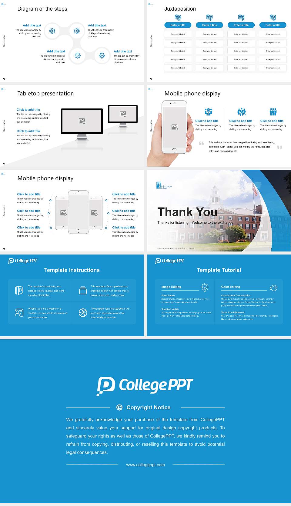 Colby-Sawyer College Competition/Entrepreneurship Contest PPT Template16:9 ratio PPT effect preview image9