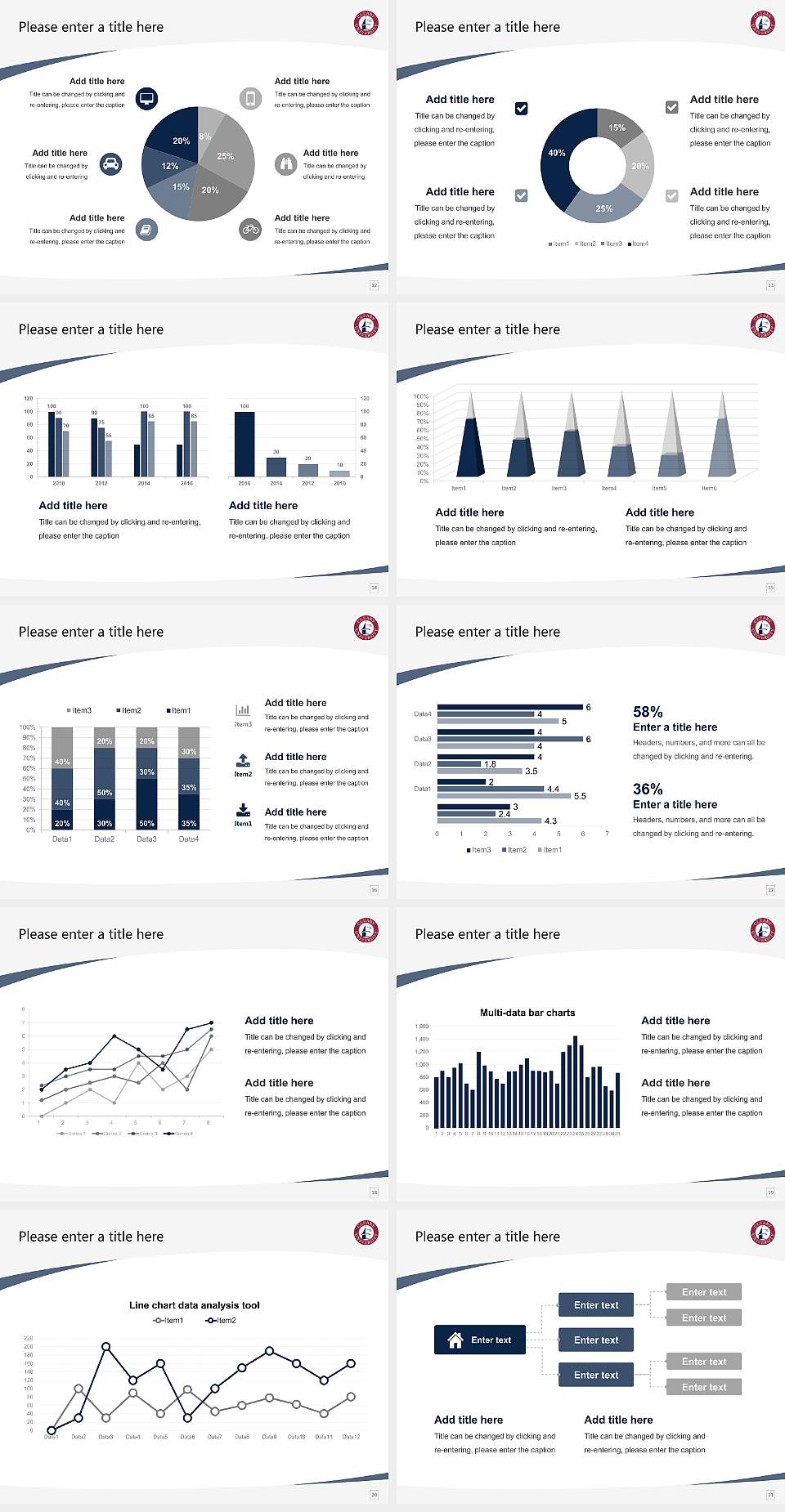 Cleary University Course/Courseware Creation PPT Template4:3 ratio PPT effect preview image3