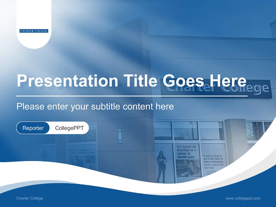 Charter College Lecture Sharing and Networking Event PPT Template4:3 ratio PPT effect preview image4