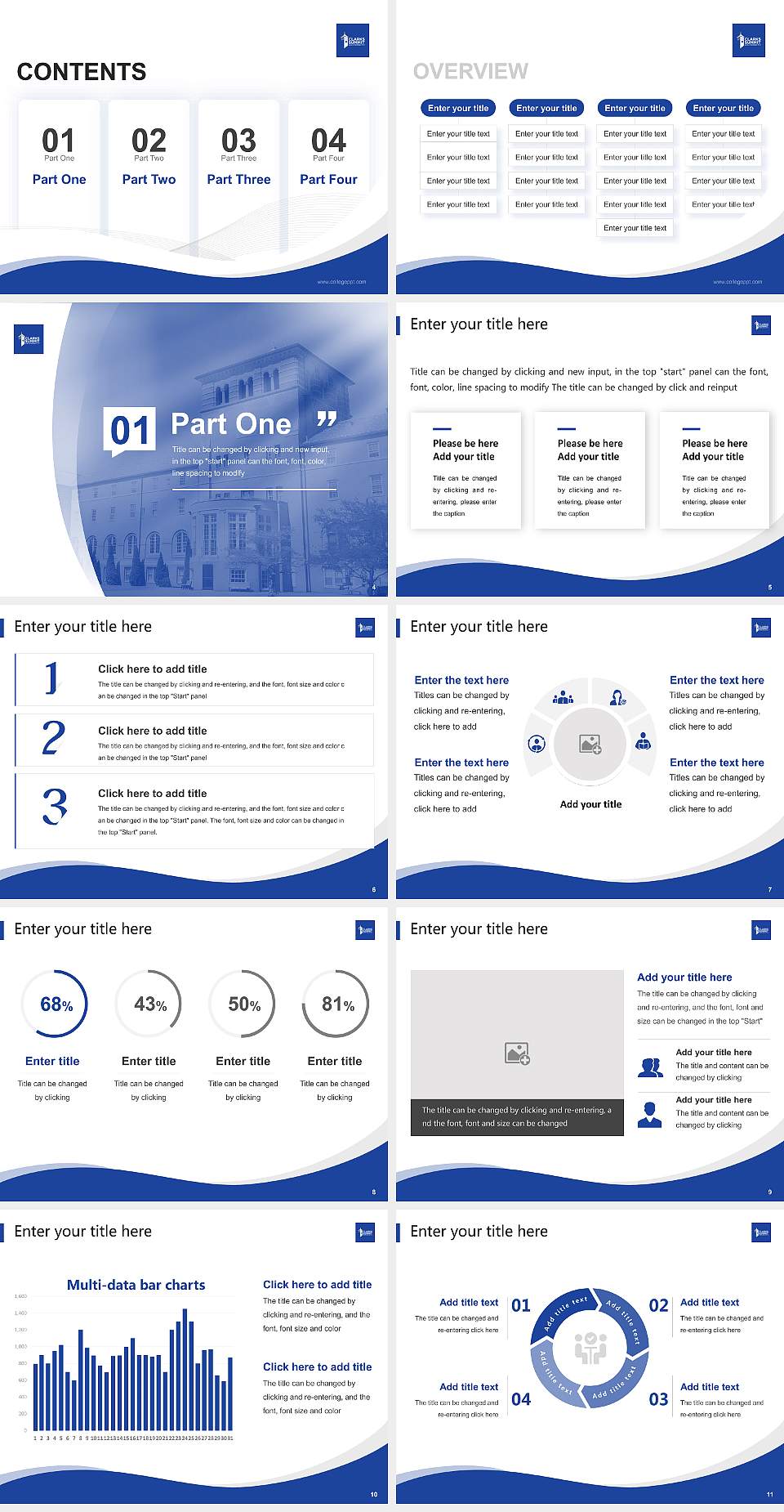 Clarks Summit University Lecture Sharing and Networking Event PPT Template4:3 ratio PPT effect preview image2