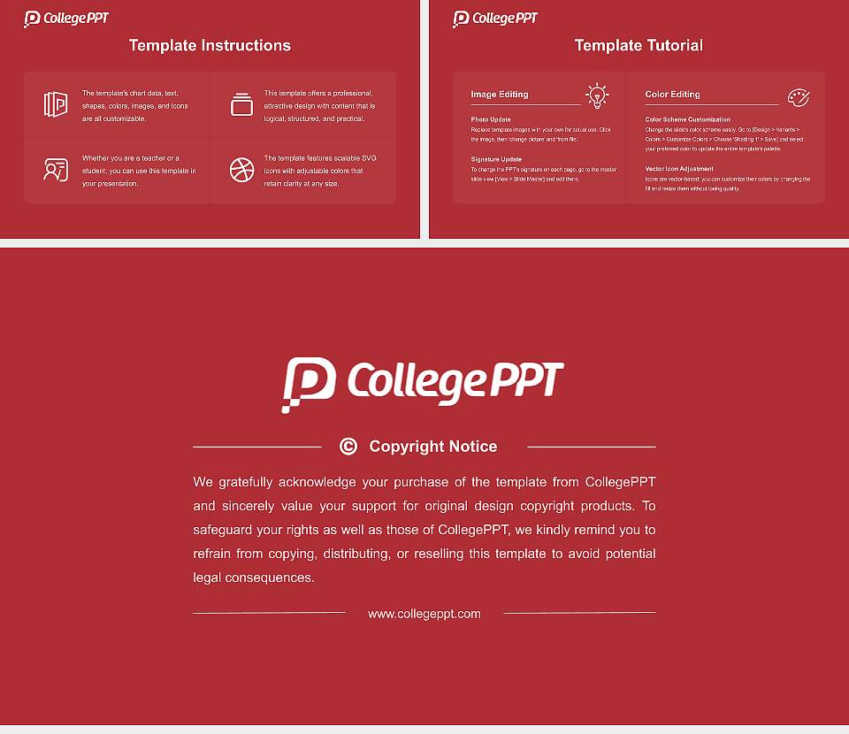 Christian Brothers University Course/Courseware Creation PPT Template16:9 ratio PPT effect preview image5
