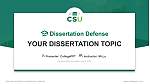 Cleveland State University Disputation Powerpoint Vorlage