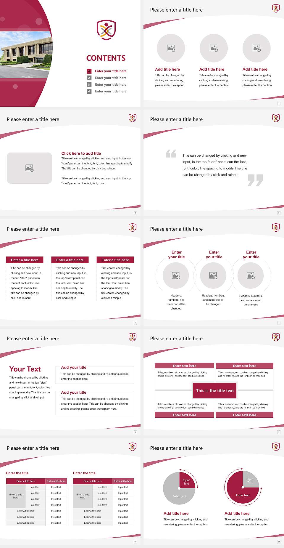 Cleveland University-Kansas City Course/Courseware Creation PPT Template4:3 ratio PPT effect preview image2