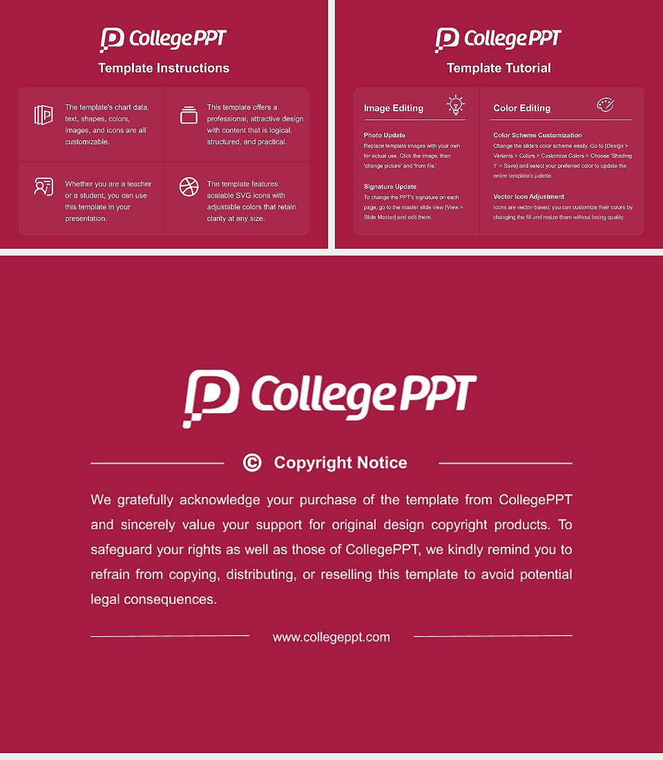 Cleveland University-Kansas City Course/Courseware Creation PPT Template4:3 ratio PPT effect preview image5