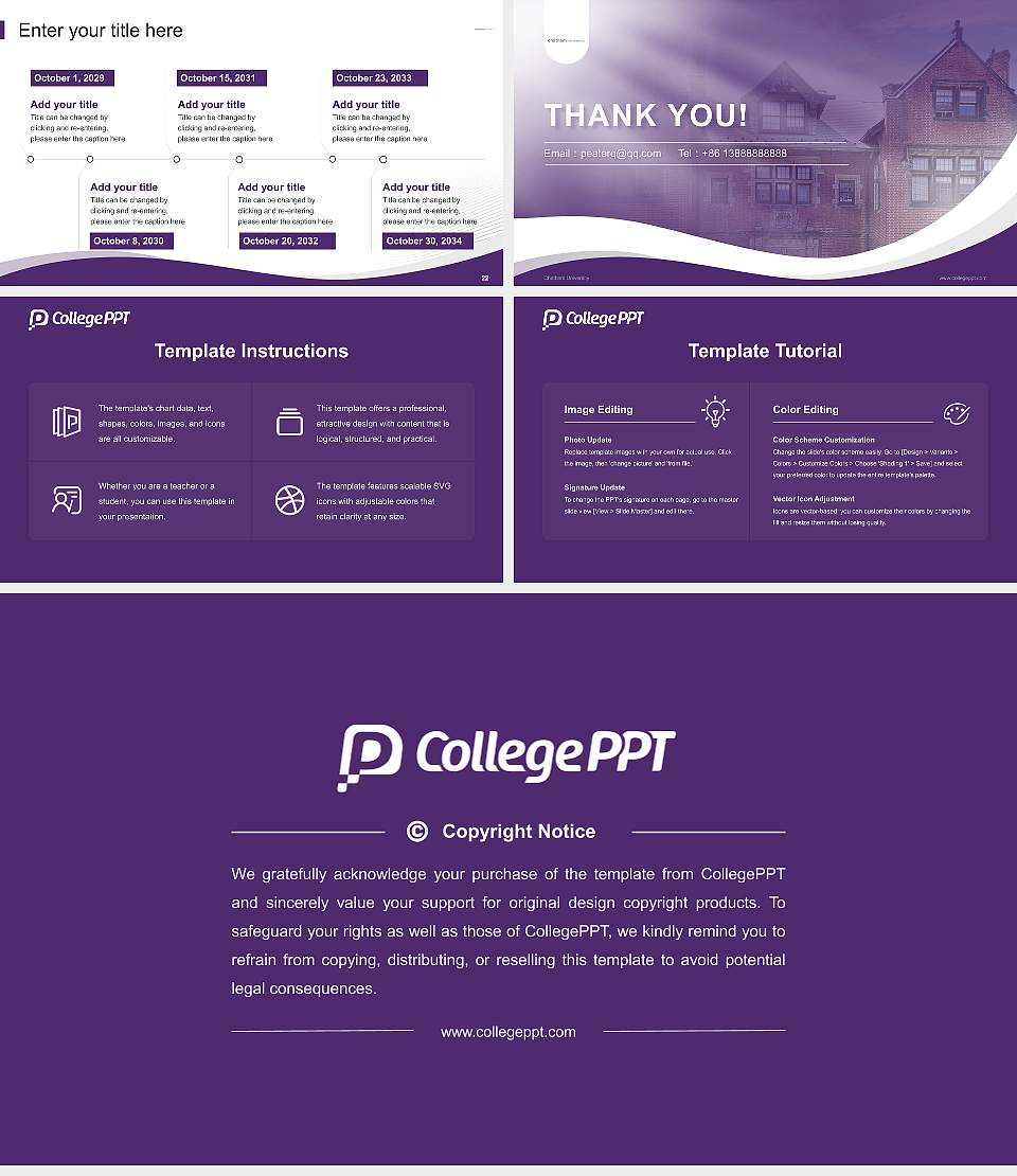 Chatham University Lecture Sharing and Networking Event PPT Template16:9 ratio PPT effect preview image4