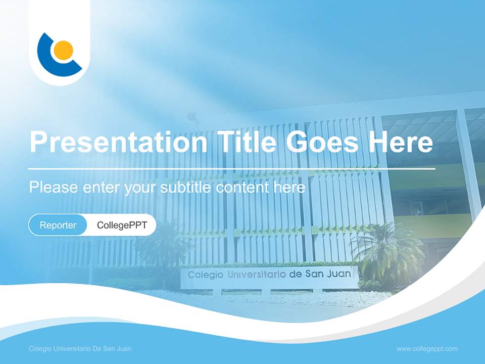 Colegio Universitario De San Juan Lecture Sharing and Networking Event PPT Template4:3 ratio PPT effect preview image4