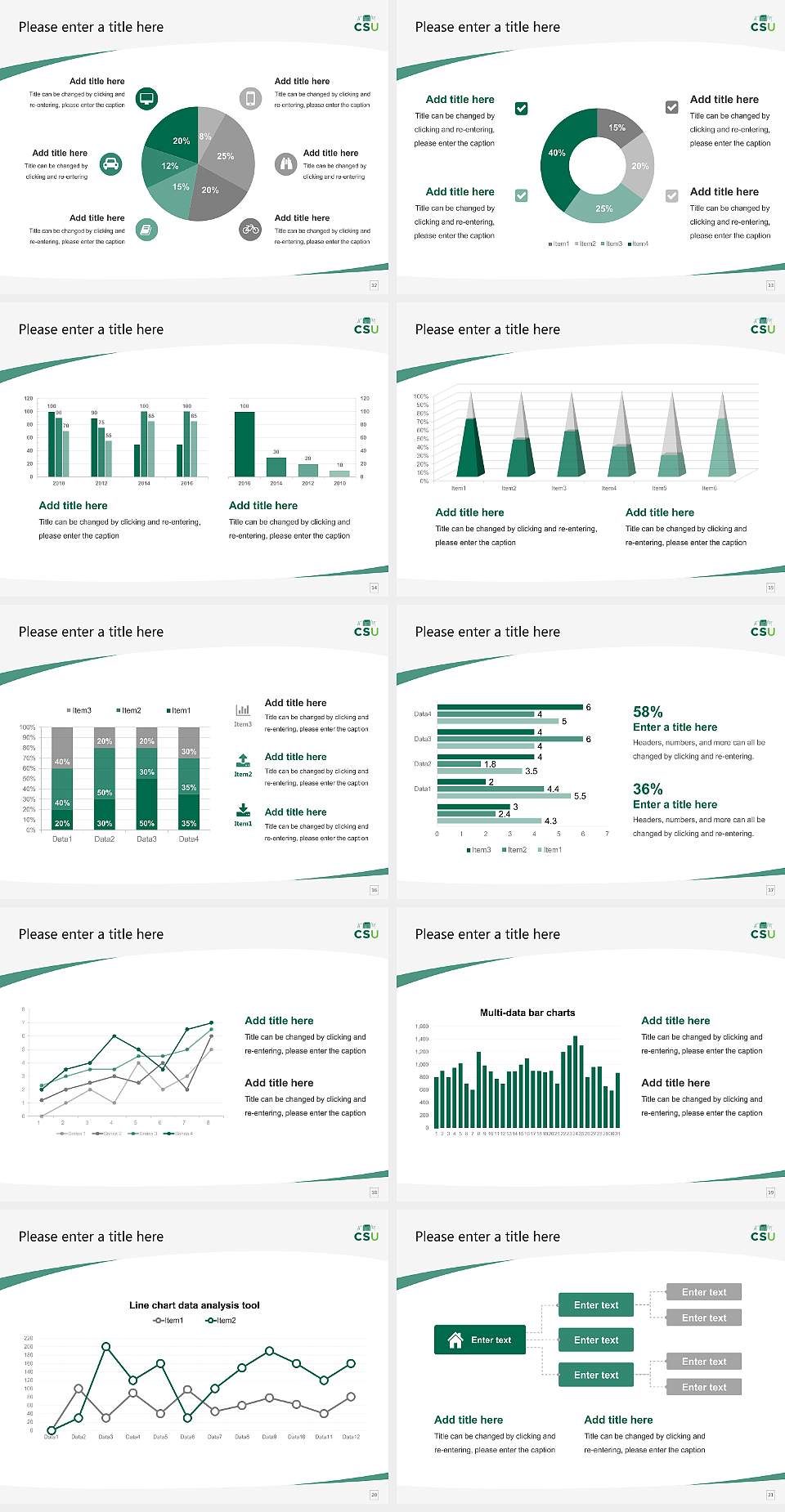 Cleveland State University Course/Courseware Creation PPT Template4:3 ratio PPT effect preview image3