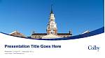 Colby College Course/Courseware Creation PPT Template