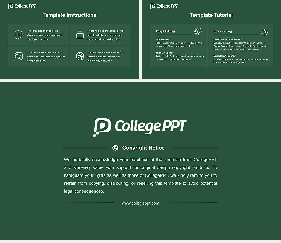 Chicago State University Academic Presentation/Research Findings Report PPT Template16:9 ratio PPT effect preview image5