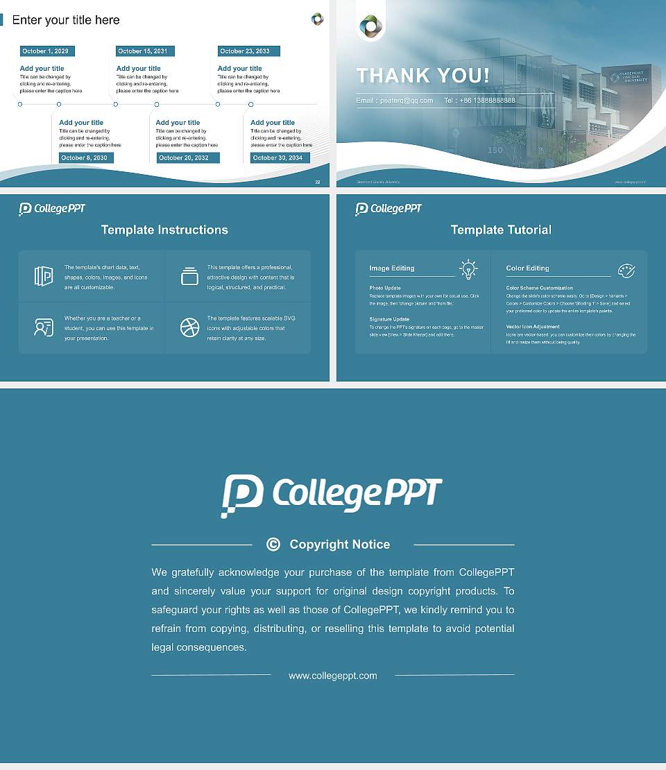 Claremont Lincoln University Lecture Sharing and Networking Event PPT Template16:9 ratio PPT effect preview image4