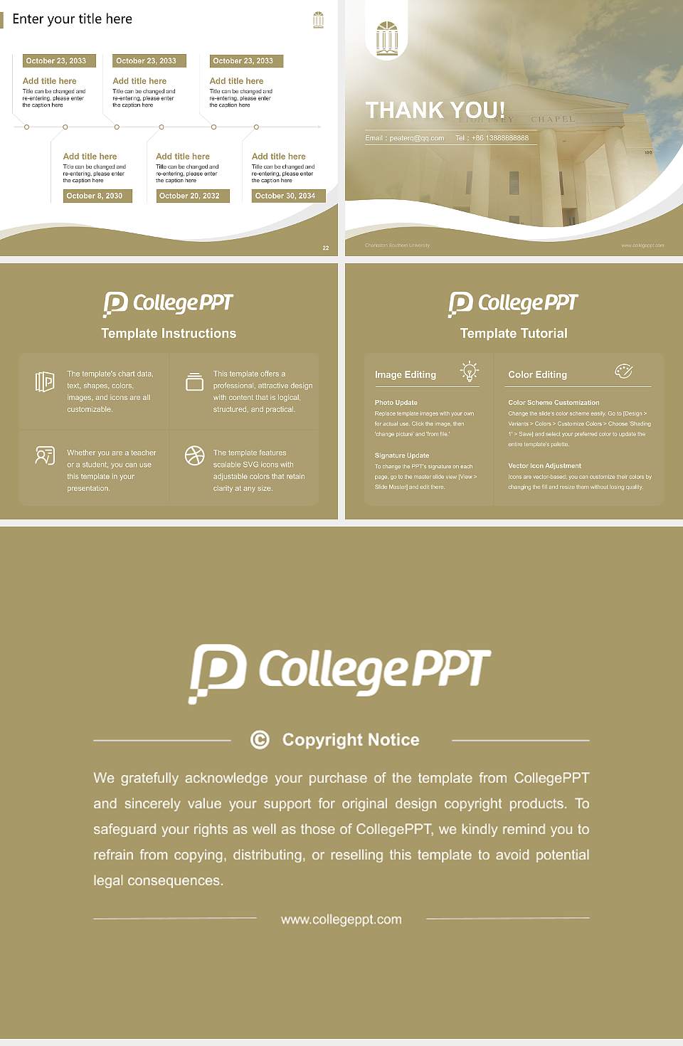 Charleston Southern University Lecture Sharing and Networking Event PPT Template4:3 ratio PPT effect preview image4
