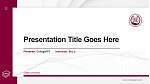 Claflin University Thesis Proposal/Graduation Defense PPT Template
