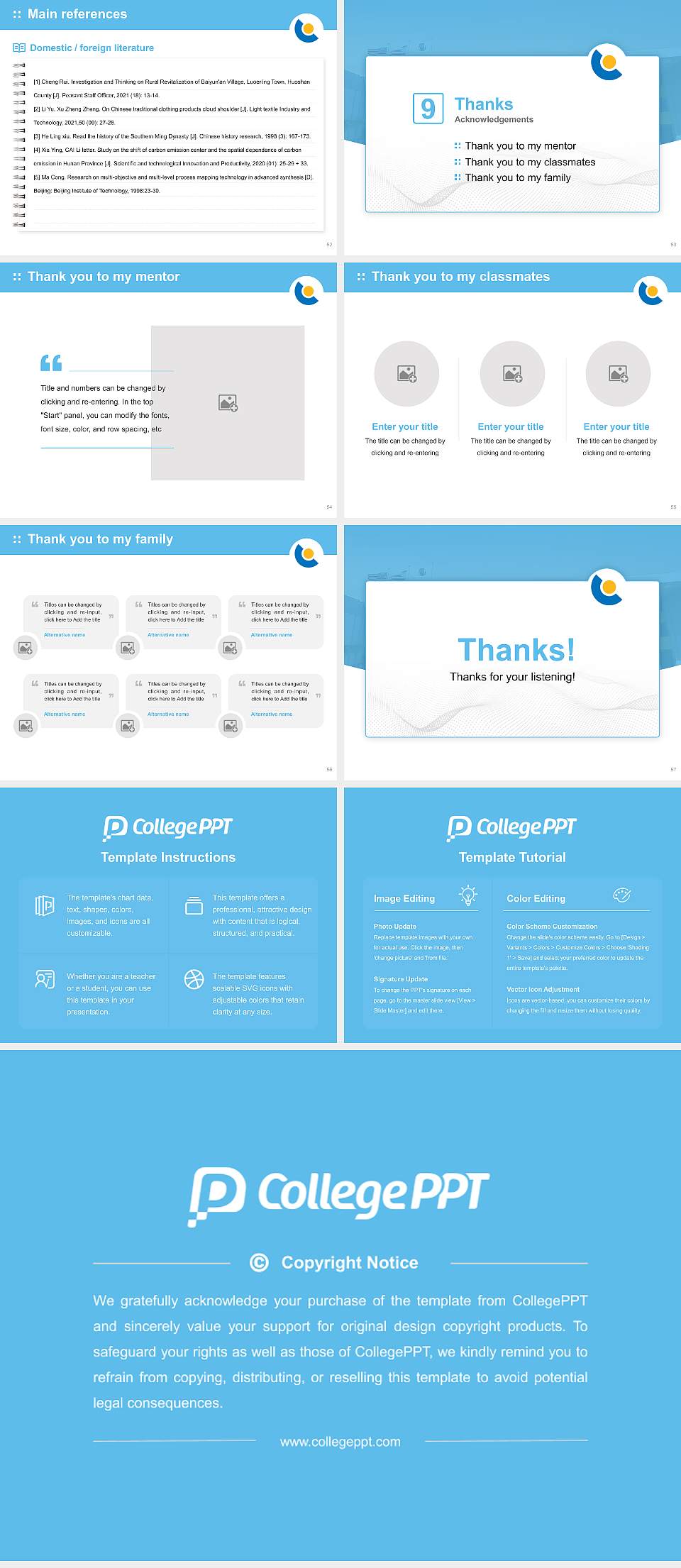 Colegio Universitario De San Juan Graduation Thesis Defense PPT Template4:3 ratio PPT effect preview image7