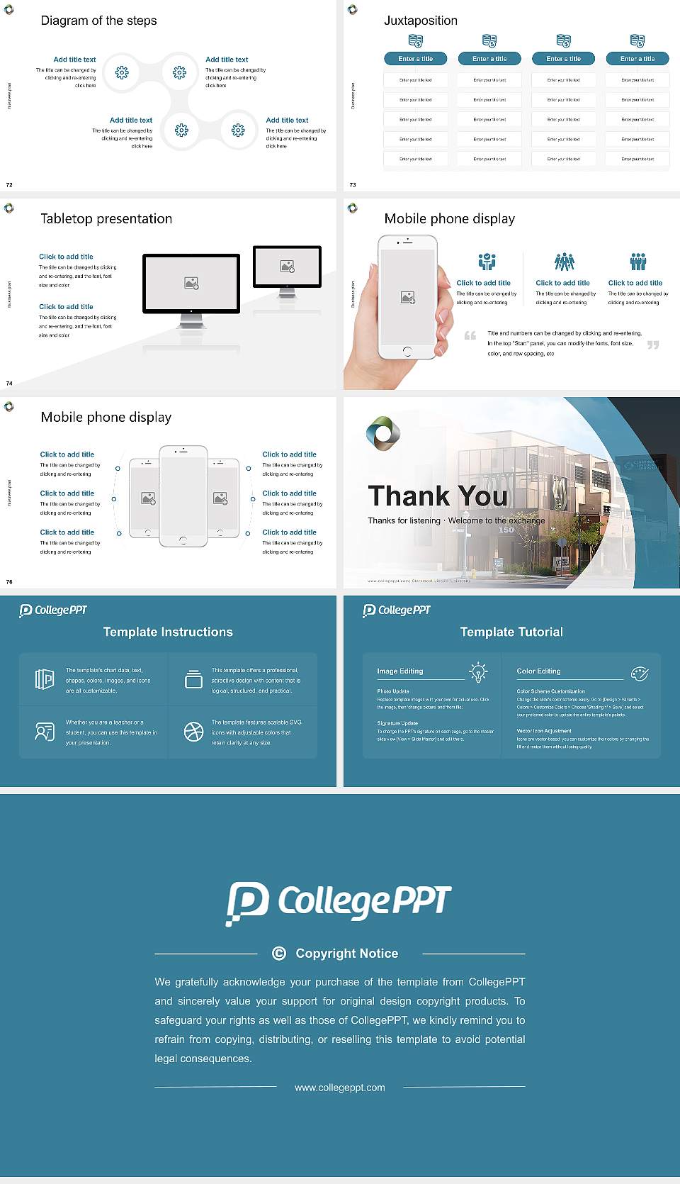 Claremont Lincoln University Competition/Entrepreneurship Contest PPT Template16:9 ratio PPT effect preview image9