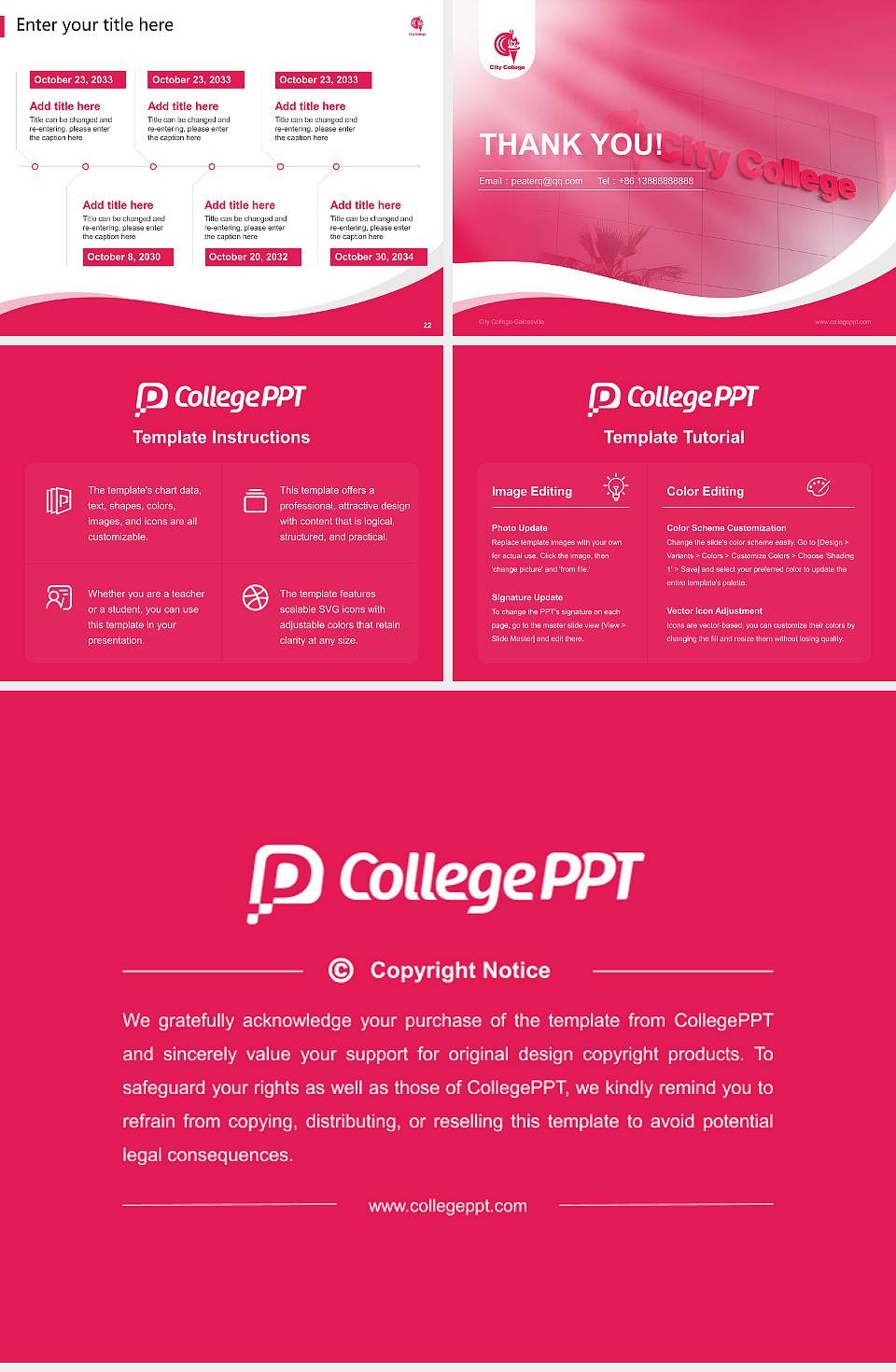 City College-Gainesville Lecture Sharing and Networking Event PPT Template4:3 ratio PPT effect preview image4