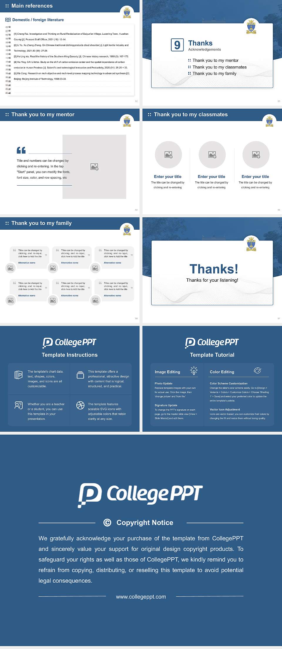 Christ the King Seminary Graduation Thesis Defense PPT Template4:3 ratio PPT effect preview image7
