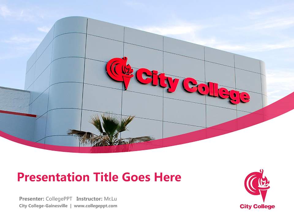 City College-Gainesville Course/Courseware Creation PPT Template4:3 ratio PPT effect preview image5